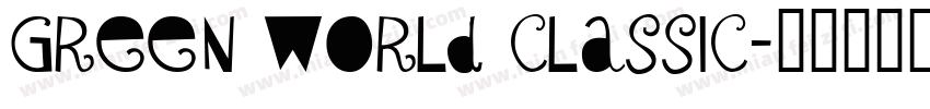 green world classic字体转换